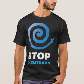 ストップChemtrails – 陰謀説 Tシャツ
