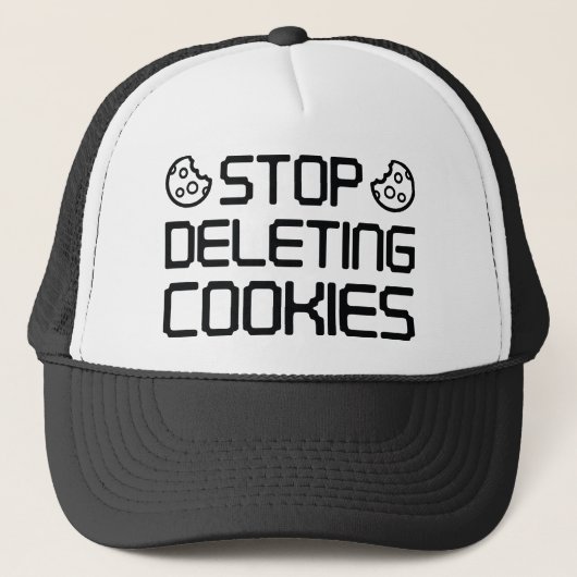 ストップCookieの削除 キャップ (正面)