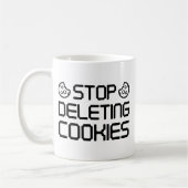 ストップCookieの削除 コーヒーマグカップ (左)