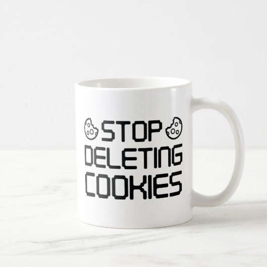 ストップCookieの削除 コーヒーマグカップ (右)