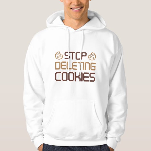 ストップCookieの削除 パーカ (正面)