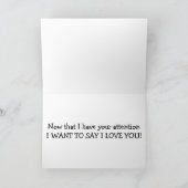 ストップCOPにより***愛しています!*** カード (内部)