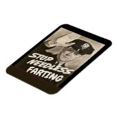 ストップFarts Magnet、編集文字 マグネット (左側)