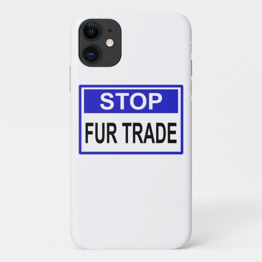 ストップFur Trade Blue記号 Case-Mate iPhoneケース (裏面)
