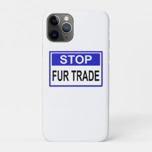 ストップFur Trade Blue記号 iPhone 11 Proケース