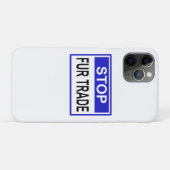 ストップFur Trade Blue記号 Case-Mate iPhoneケース (裏面(横))