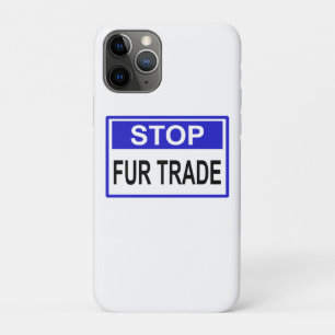 ストップFur Trade Blue記号 iPhone 11 Proケース