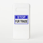 ストップFur Trade Blue記号 Samsung Galaxy S10ケース<br><div class="desc">ストップ毛貿易。着用者は誰でも手に血を付けている。毛並に嫌だ毛皮が殺人だ。アンチファートレーダーに対するスローガンを持つファーデザイン。動物の権利と保護のために立ち上がる。</div>