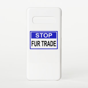 ストップFur Trade Blue記号 Samsung Galaxy S10ケース