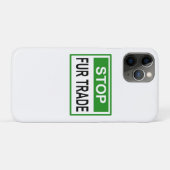 ストップFur Trade Sign Green Case-Mate iPhoneケース (裏面(横))