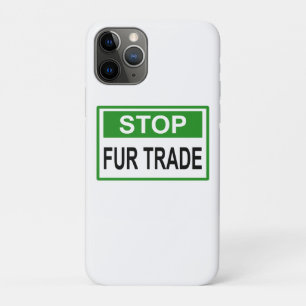 ストップFur Trade Sign Green iPhone 11 Proケース