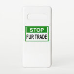 ストップFur Trade Sign Green Samsung Galaxy S10ケース<br><div class="desc">ストップ毛貿易。着用者は誰でも手に血を付けている。毛並に嫌だ毛皮が殺人だ。アンチファートレーダーに対するスローガンを持つファーデザイン。動物の権利と保護のために立ち上がる。</div>