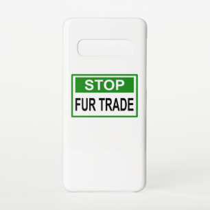 ストップFur Trade Sign Green Samsung Galaxy S10ケース