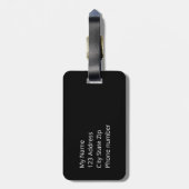 ストップFur Trade Sign orange ラゲッジタグ (裏面縦)