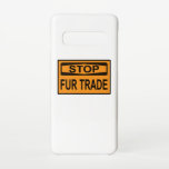 ストップFur Trade Sign orange Samsung Galaxy S10ケース<br><div class="desc">ストップ毛貿易。着用者は誰でも手に血を付けている。毛並に嫌だ毛皮が殺人だ。アンチファートレーダーに対するスローガンを持つファーデザイン。動物の権利と保護のために立ち上がる。</div>