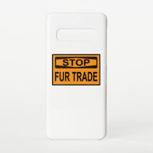 ストップFur Trade Sign orange Samsung Galaxy S10ケース