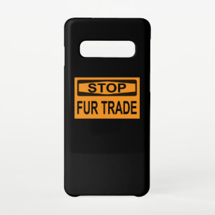 ストップFur Trade Sign orange Samsung Galaxy S10ケース