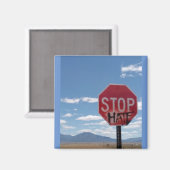 ストップHate Square磁石 マグネット (正面/裏面)