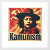 ストップKamunism Harris Walz 2024同志カマラ ウィンドウサイン (シート)