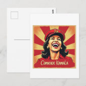 ストップKamunism Harris Walz 2024同志カマラ ポストカード (正面/裏面)