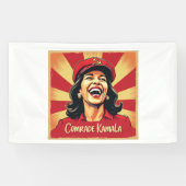 ストップKamunism Harris Walz 2024同志カマラ 横断幕 (横)