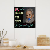 ストップScapegoating Asl!60.96cm x 60.96cm ポスター (キッチン)