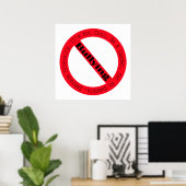 ストップShirley Taylorによるいじめロゴ ポスター (ホームオフィス)