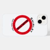 ストップShirley Taylorによるいじめロゴ Case-Mate iPhoneケース (裏面 (横))