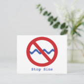 ストップSineはがき ポストカード (スタンド正面)
