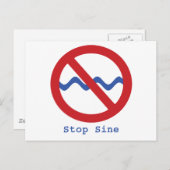 ストップSineはがき ポストカード (正面/裏面)