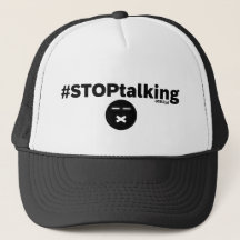 ストップTalking Trucker Hat