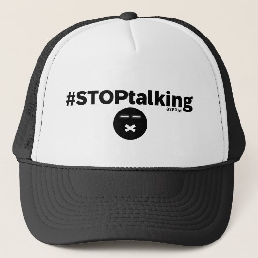 ストップTalking Trucker Hat キャップ (正面)