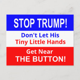 ストップTRUMPの小さな手はがき ポストカード
