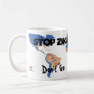 ストップZika / RoseWritesによるサポート研究マグ コーヒーマグカップ