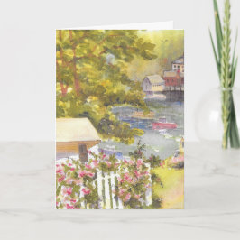 ストニントンハーバービューグリーティングカード カード