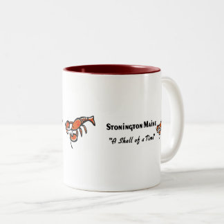 ストニントンメインロブスターコーヒーマグ ツートーンマグカップ