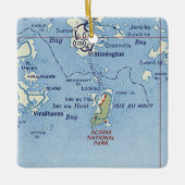 ストニントンメインヴィンテージマップ セラミックオーナメント (正面)