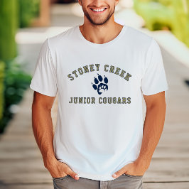 ストニー・クリーク・ジュニア・クーガーズ メンズ 白 Tシャツ