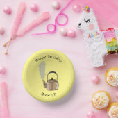 ストベートップまたはホブケトル漫画イラストレーション ペーパーボウル (パーティー)