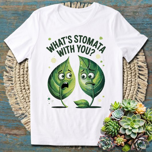 ストマタは何だ?科学おもしろいプン生物学 Tシャツ