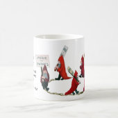 ストライキ中のドワーフ コーヒーマグカップ (中央)