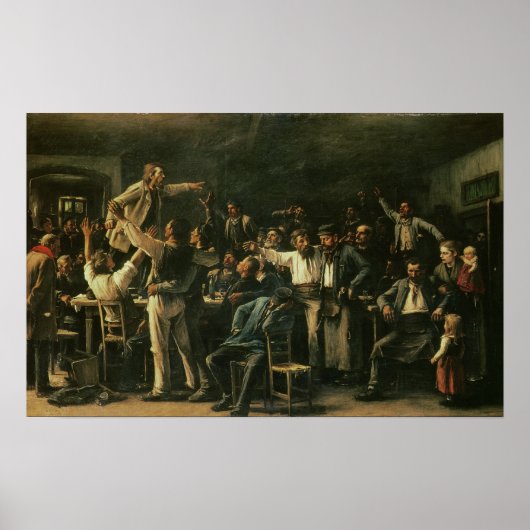 ストライキ， 1895 ポスター (正面)