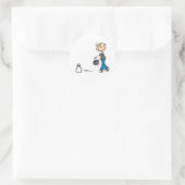 ストライクステッカーのボーリング ラウンドシール (バッグ)