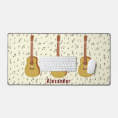 ストライクスリーギターミュージックデザイン デスクマット (キーボード&マウス)