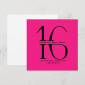 ストライクスルースすごいイート16招待状 招待状 (正面/裏面)