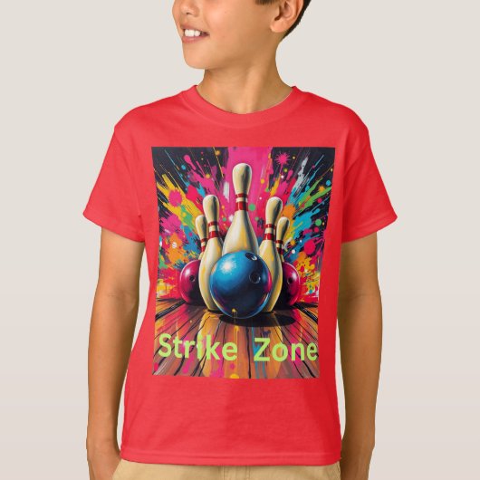 ストライクゾーンボウリングシャツ Tシャツ (正面)