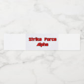 ストライクフォースアルファ ペットボトルラベル (シングルラベル)