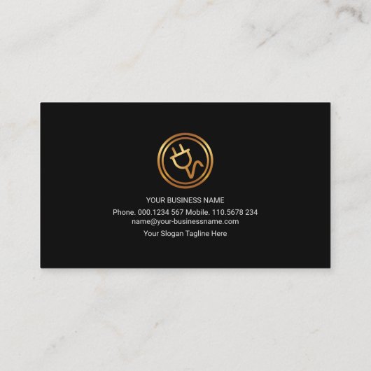 ストライクブルー稲妻ホーム修理電気技師 名刺 (裏面)