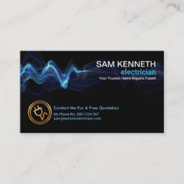 ストライクブルー稲妻ホーム修理電気技師 名刺