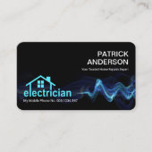 ストライクブルー稲妻ホーム修理 名刺 (正面)